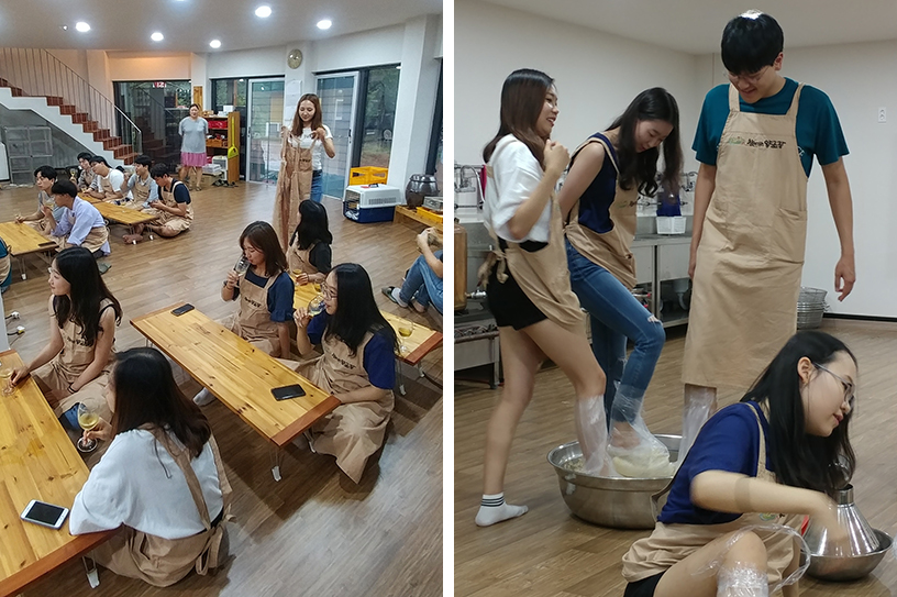 벼리캠프를 통해 추상화된 전통의 개념을 직접 몸으로 체감해 보는 기회를 갖다