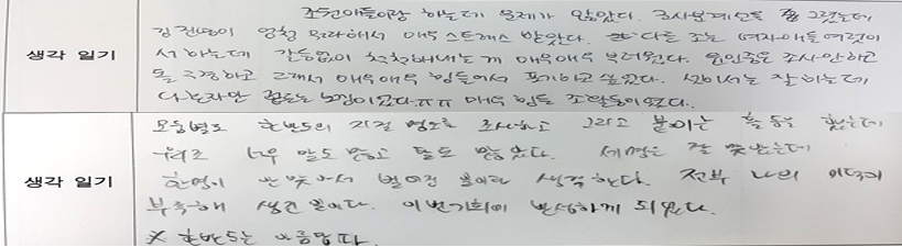 자기소개서 활용 예시