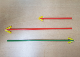 빨대로 만든 벡터