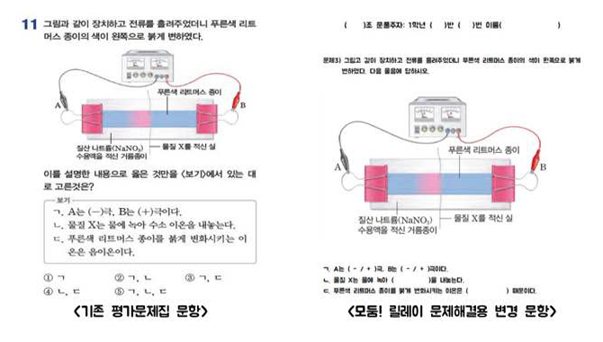 모둠 릴레이 문제해결 문항 예시