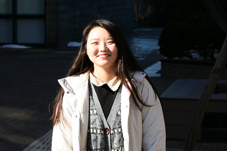 아시아언어문명학부의 여명을 위해 도전한 정수진 학생