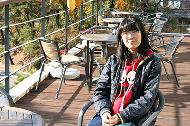 만만치 않은 유학생활 중에도 항상 겸손한 그녀의 말과 행동은 배워야할 점이다